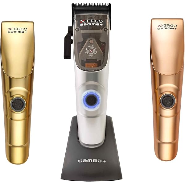 GAMMA+ Men Cyborg Professional Metal Battery Powered Hair Clipper